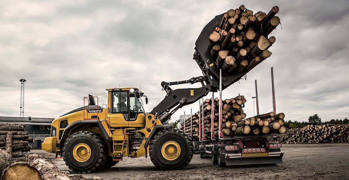 Volvo utovarivači u šumarskoj industriji